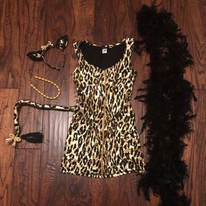 Dreamgirl Metallic Cat Halloween Costume Size S